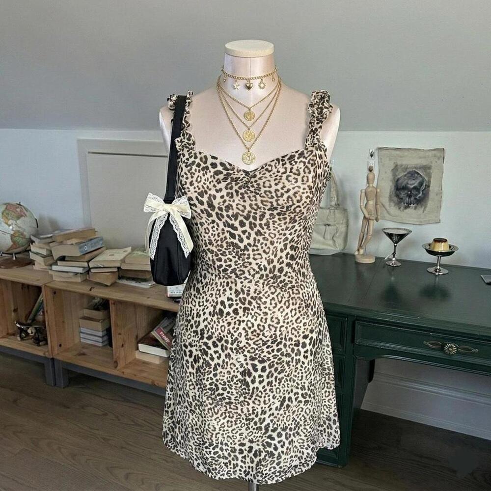 Women's Multi and Brown Dress